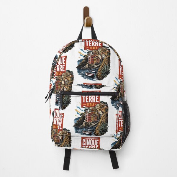 Item preview, Cinque Terre Italy Vintage Travel Tourism designed and sold by TravelersGems.