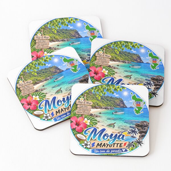 Item preview, Postcard of Moya beach, Mayotte designed and sold by FoxinhoSoumaila.