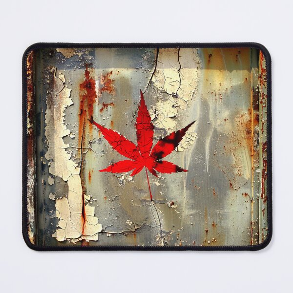 Item preview, Maple leaf rusty surface designed and sold by G-M-Designs.