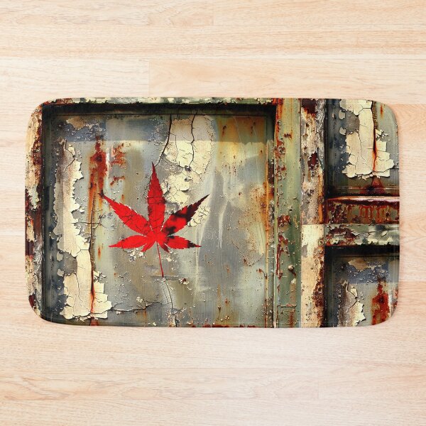 Item preview, Maple leaf rusty surface designed and sold by G-M-Designs.