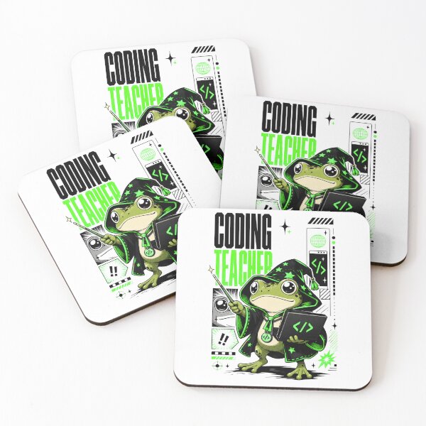 Item preview, Coding Teacher Frog Wizard Graphic Poster T-Shirt | Cute Computer Science Professor Toad Laptop Wand STEM Teacher Gift  Anime Art designed and sold by illeN-Art-World.