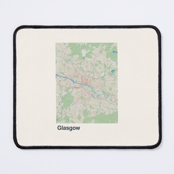 Item preview, Glasgow Minimalistic Map Art designed and sold by MapsNerd.