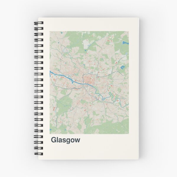 Item preview, Glasgow Minimalistic Map Art designed and sold by MapsNerd.