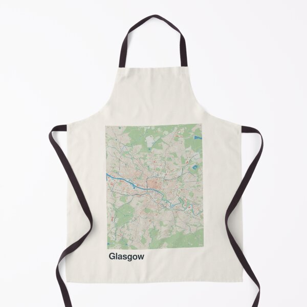 Item preview, Glasgow Minimalistic Map Art designed and sold by MapsNerd.