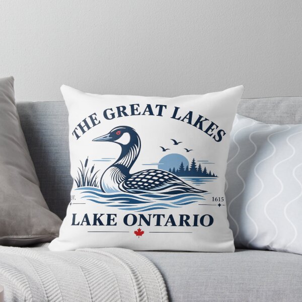 Item preview, Great Lakes Goose, Lake Ontario Wildlife, Canada Nature, Bird Lover, Ontario Lake Gift, Lake Ontario Est 1615 designed and sold by Cchotlan.