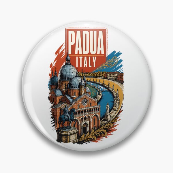 Item preview, Padua Italy Vintage Travel Tourism designed and sold by TravelersGems.