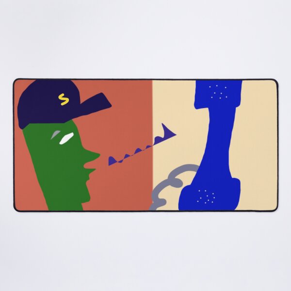 Item preview, Abstract Green Character on Retro Phone Call designed and sold by AWADHESH  CHAURASIA.