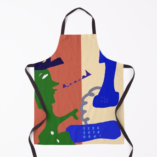 Item preview, Abstract Green Character on Retro Phone Call designed and sold by AWADHESH CHAURASIA.