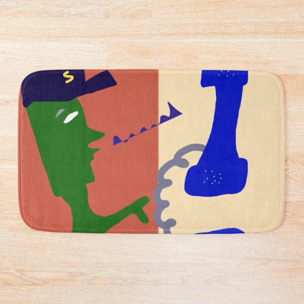 Item preview, Abstract Green Character on Retro Phone Call designed and sold by AWADHESH  CHAURASIA.