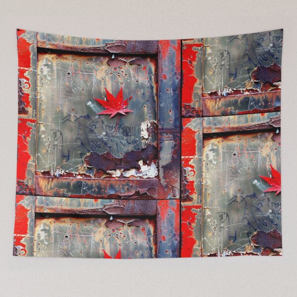 Item preview, Maple leaf rusty surface designed and sold by G-M-Designs.