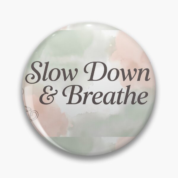 Item preview, Slow Down & Breathe Coffee Nature Colors designed and sold by ART ATTACK ZONE.