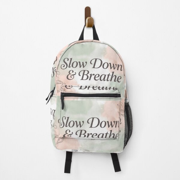 Item preview, Slow Down & Breathe Coffee Nature Colors designed and sold by ART ATTACK ZONE.