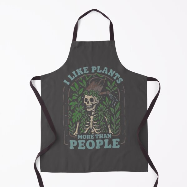 Item preview, I Like Plants More Than People Ironic Skull Graphic | Funny Introvert Plant Lover Floral Skeleton Aesthetic | Limited Edition designed and sold by DeimosCustom.