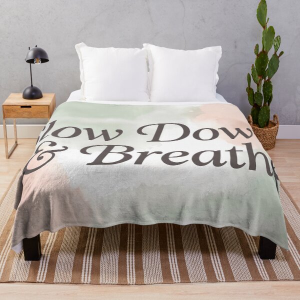 Item preview, Slow Down & Breathe Coffee Nature Colors designed and sold by ART ATTACK ZONE.