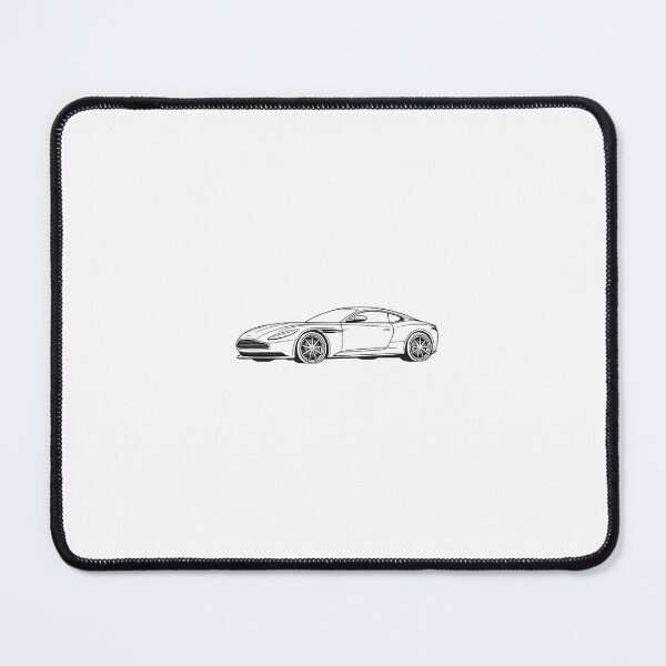 Item preview, Luxury Grand Tourer Outline Sticker | Minimalist Black Sports Car Line Art designed and sold by PawsAndpetalstudio.