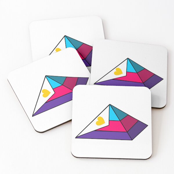 Item preview, Pyramid Pride Flag Polyamory designed and sold by HarveyHandcraftsandDesigns.