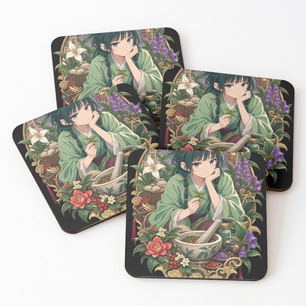 Item preview, Maomao The Apothecary Diaries Botanical Crest designed and sold by neezarro.