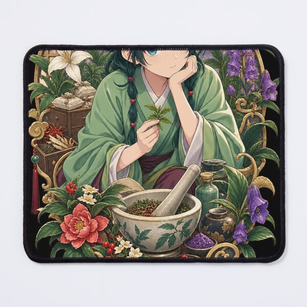 Item preview, Maomao The Apothecary Diaries Botanical Crest designed and sold by neezarro.