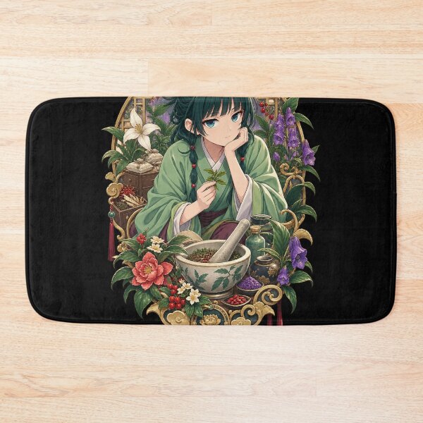 Item preview, Maomao The Apothecary Diaries Botanical Crest designed and sold by neezarro.
