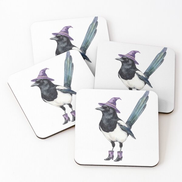 Item preview, Witchy Magpie Bird designed and sold by Roy & Tiffany.