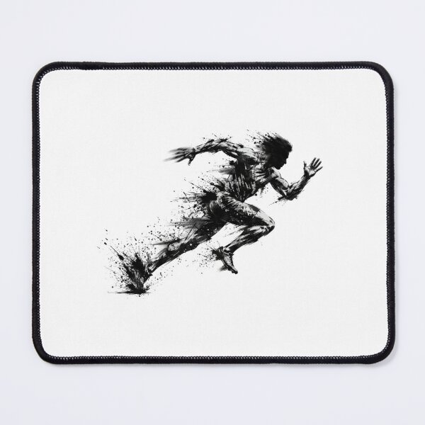 Item preview, Speed & Motion – Black Ink Run Runner Running designed and sold by SOUFIANE1991.