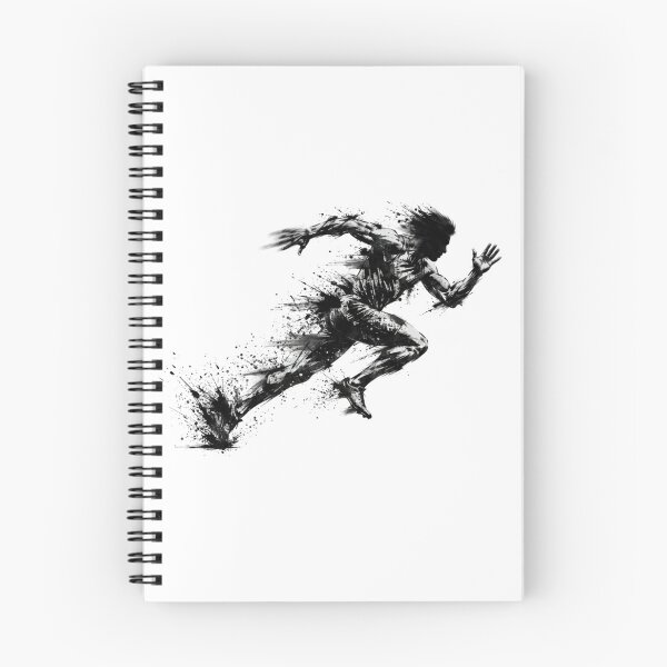 Item preview, Speed & Motion – Black Ink Run Runner Running  designed and sold by SOUFIANE1991.