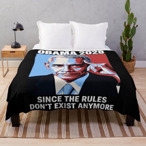 Item preview, Obama 2028 Since The Rules Don’t Exist Anymore Funny Meme designed and sold by dexlawpie.