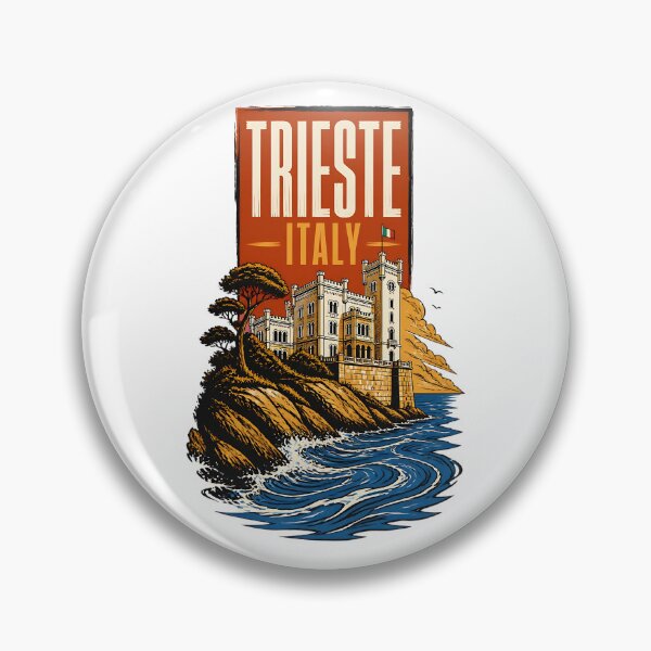 Item preview, Trieste Italy Vintage Travel Tourism designed and sold by TravelersGems.