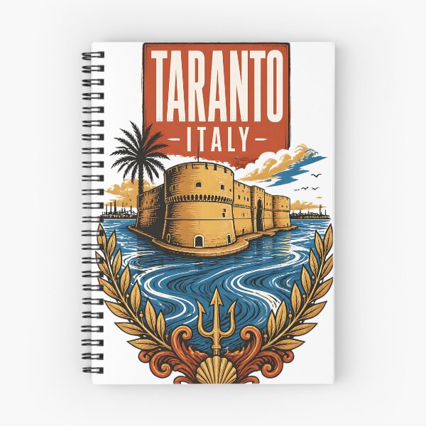 Item preview, Taranto Italy Vintage Travel Tourism designed and sold by TravelersGems.