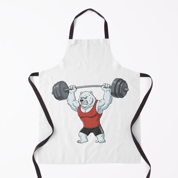Item preview, Polar Bear Overhead Press Workout designed and sold by Terrific Arts Shop.