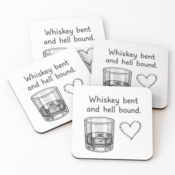 Item preview, Whiskey Bent And Hell Bound Glass designed and sold by shahdakuy.