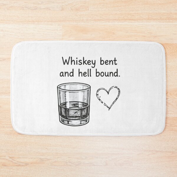 Item preview, Whiskey Bent And Hell Bound Glass designed and sold by shahdakuy.