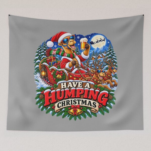 Item preview, Have a Humping Christmas – Fun Christmas Gift for Camel Lovers – Funny Camel T-Shirt Gift for Camel Lovers designed and sold by Camel & Quirk.