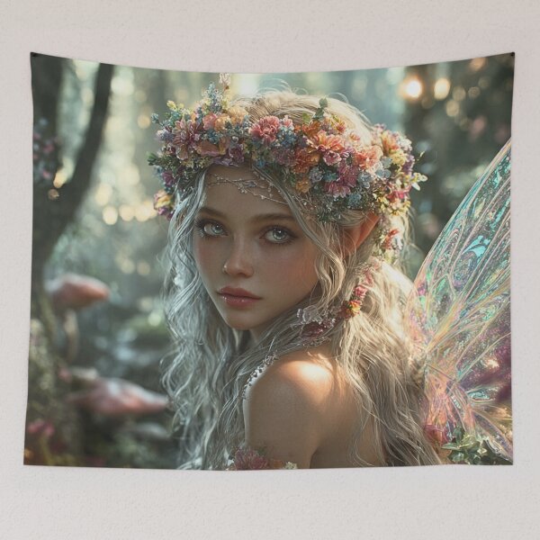Item preview, Enchanted Flower Crown Forest Fairy designed and sold by Storybook Botanica.
