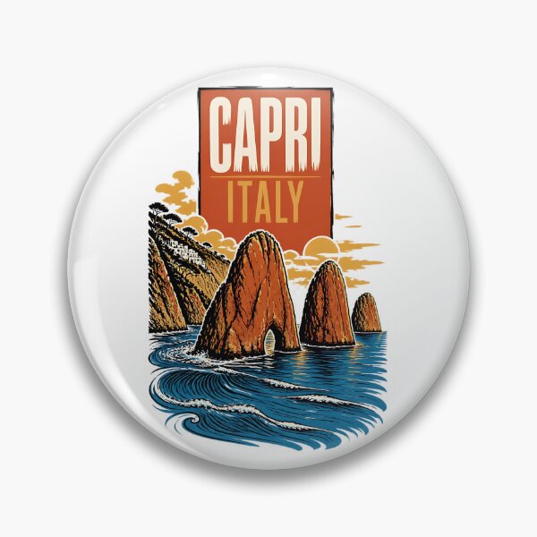 Item preview, Capri Italy Vintage Travel Tourism designed and sold by TravelersGems.