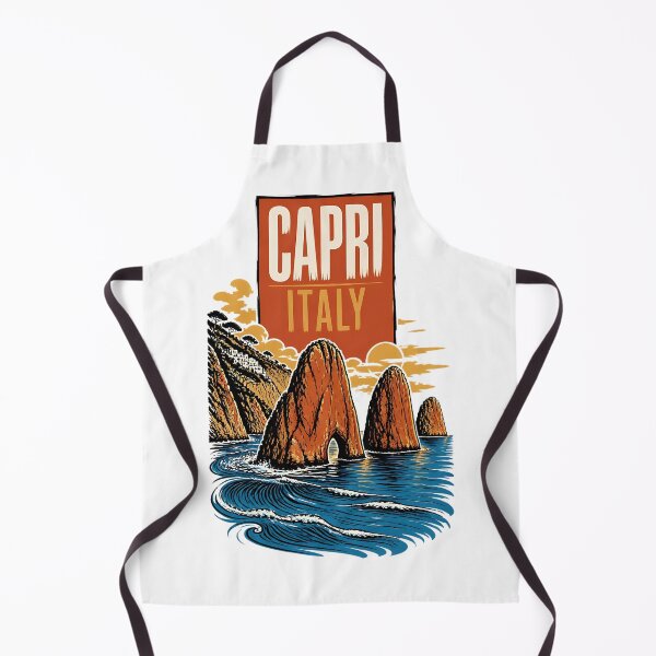 Item preview, Capri Italy Vintage Travel Tourism designed and sold by TravelersGems.