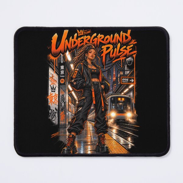 Item preview, Underground Pulse – Tokyo Urban Streetwear Art designed and sold by CurrentPhase.