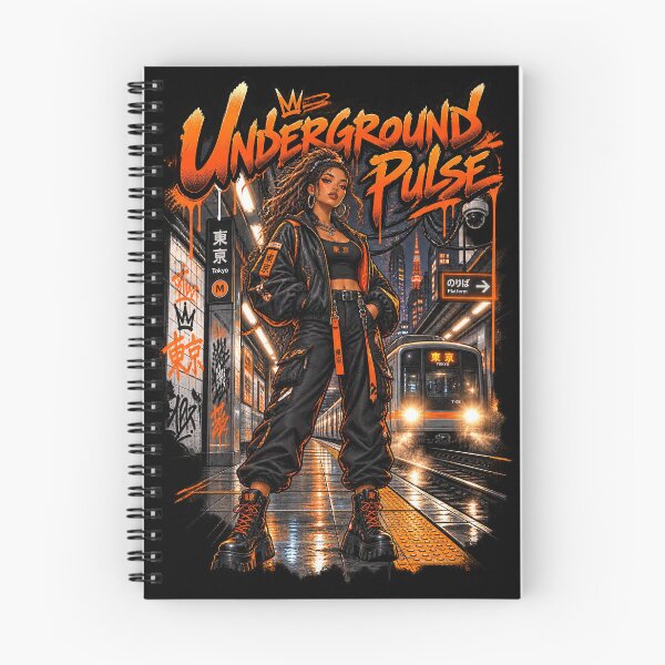 Item preview, Underground Pulse – Tokyo Urban Streetwear Art designed and sold by CurrentPhase.