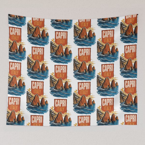 Item preview, Capri Italy Vintage Travel Tourism designed and sold by TravelersGems.