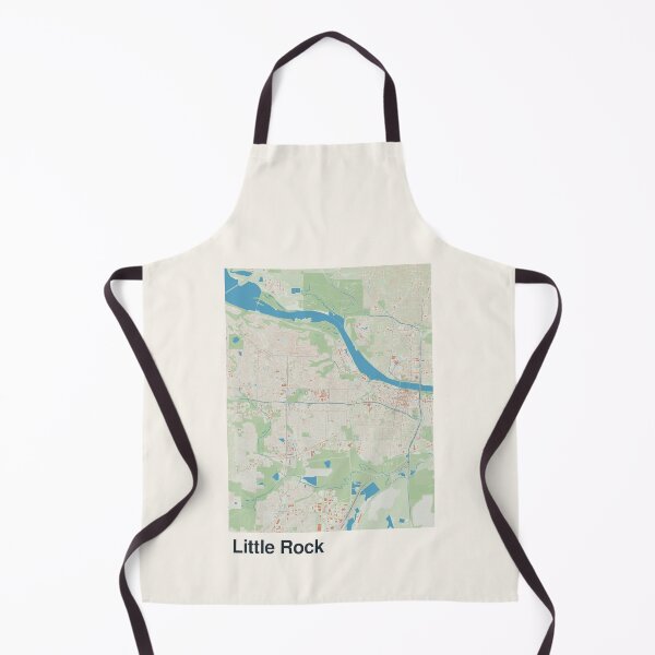 Item preview, Little Rock Minimalistic Map Art designed and sold by MapsNerd.
