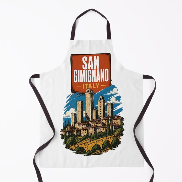 Item preview, San Gimignano Italy Vintage Travel Tourism designed and sold by TravelersGems.