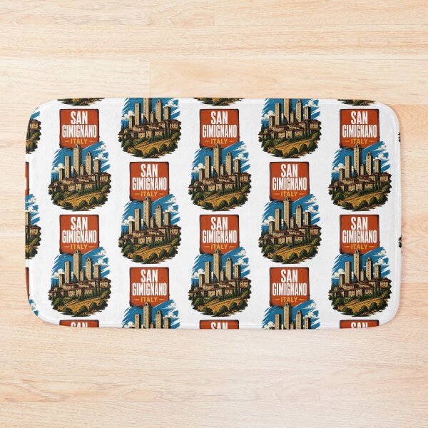 Item preview, San Gimignano Italy Vintage Travel Tourism designed and sold by TravelersGems.