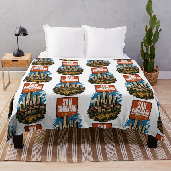 Item preview, San Gimignano Italy Vintage Travel Tourism designed and sold by TravelersGems.