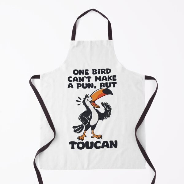 Item preview, A Bird Can't Make a Pun but Toucan designed and sold by wolfkin-design.