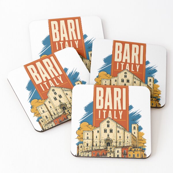 Item preview, Bari Italy Vintage Travel Tourism designed and sold by TravelersGems.