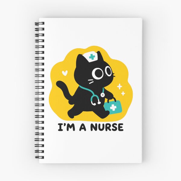 Item preview, Cute Black Cat Nurse Im A Nurse designed and sold by SayMaria.