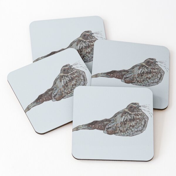 Item preview, Sitting Nightjar: Acrylic Painted designed and sold by Charlotte's Shop of Bird Stuff.