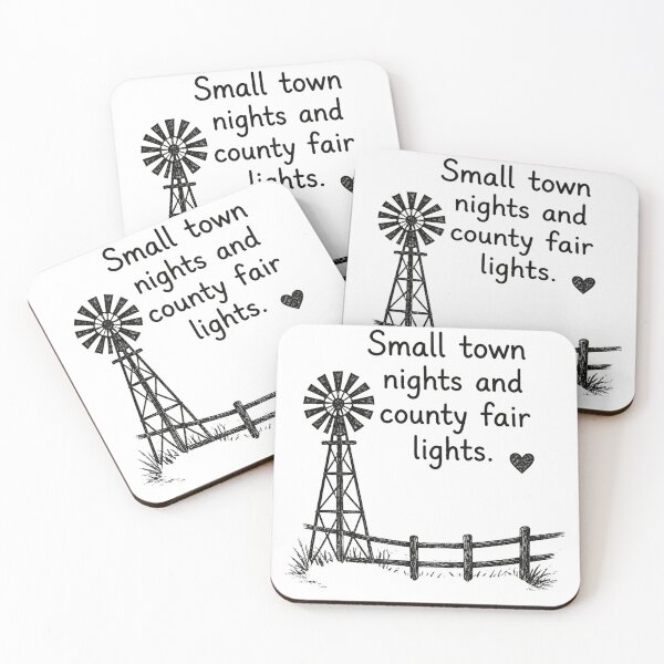 Item preview, Small Town Nights Windmill Farm designed and sold by shahdakuy.