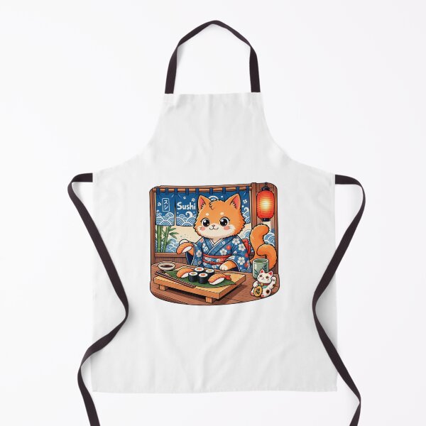Item preview, Cute Sushi Fox Japanese Kawaii Cat Anime Food Lover Japanese Culture Gift designed and sold by MrDev.