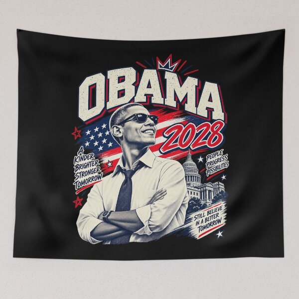 Item preview, Funny Political, Since Rules Dont Exist Anymore Obama 2028, Vintage Retro Style Graphic, Political Humor designed and sold by Cchotlan.